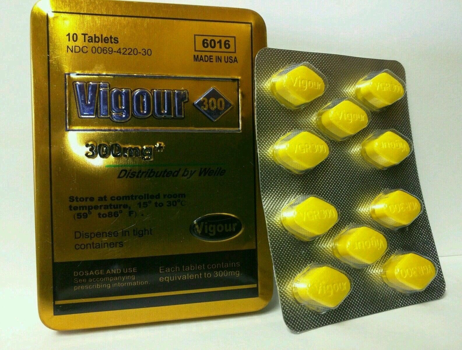 Vigour 300MG Male Sex Pills. 
